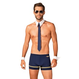 Pilotman cosTaille uniqueme XXL/XXXL - Obsessive - Lingerie Femme
