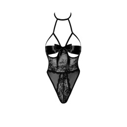 Sexy Kiss 246 body et ruban de satin - noir S/M