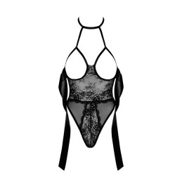 Sexy Kiss 246 body et ruban de satin - noir S/M
