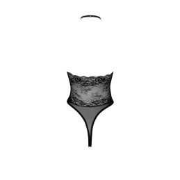 Sexy Kiss 246 body et ruban de satin - noir S/M