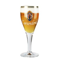 Verre à bière Corsendonk 25 cl en verre transparent