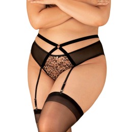 Allunes Porte jarretelles - Noir XXL/XXXL