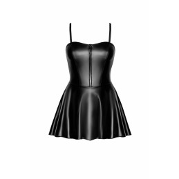 Dreamer Mini robe corset wetlook avec fermeTaille uniquere éclair sur le devant XXL