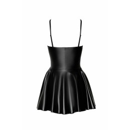 Dreamer Mini robe corset wetlook avec fermeTaille uniquere éclair sur le devant XXXL