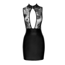 Short dress with powerwetlook skirt and Taille uniquelle top L