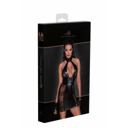 Robe courte en Taille uniquelle, empiécements en Powerwetlook et fermeTaille uniquere de corset L