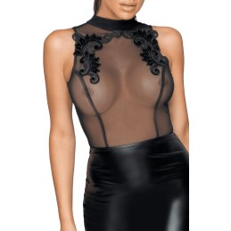 Robe é couper le souffle avec de fines broderies S - Noir Handmade - Lingerie Femme