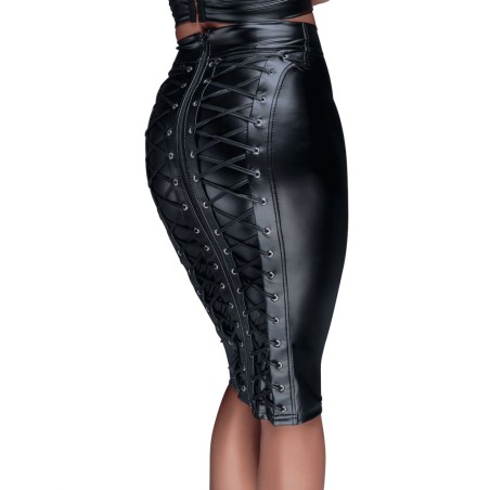 Jupe crayon Powerwetlook L - Noir Handmade - Lingerie Femme