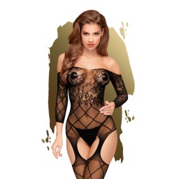 Top-notch Bodystocking - Noir XL - Penthouse - Lingerie Femme