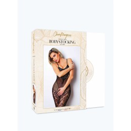 Le numéro 19 bodystocking Clara Morgane - Noir Taille unique