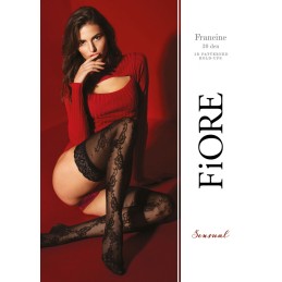 Francine Bas 30 DEN - Noir T4 - Fiore - Lingerie Femme