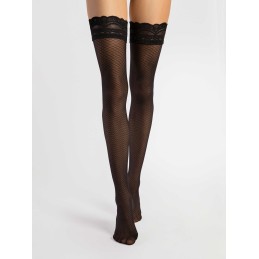 Dolcezza bas 20 den - Noir T2 - Fiore - Lingerie Femme