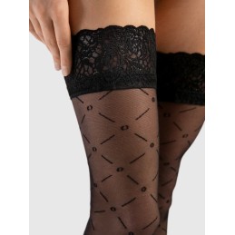Enchanté bas 20 den - Noir T3 - Fiore - Lingerie Femme