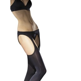 Diavola Bas jarretelles 60 DEN - Noir T4 - Fiore - Lingerie Femme