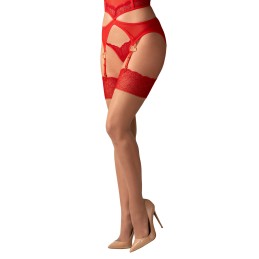 Cupide Desir bas Rouges S/M - Obsessive - Lingerie Femme