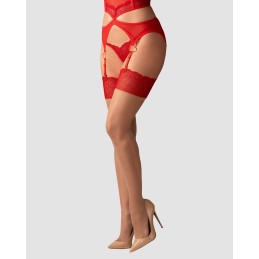 Cupide Desir bas Rouges S/M - Obsessive - Lingerie Femme