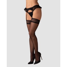 Stelisa bas Noirs L/XL - Obsessive - Lingerie Femme