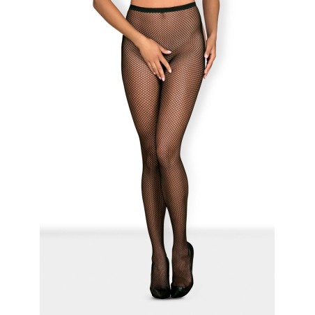 Collants ouverts - Noir S/M/L - Obsessive - Lingerie Femme