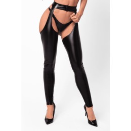 Rebel wetlook chaps XXXL