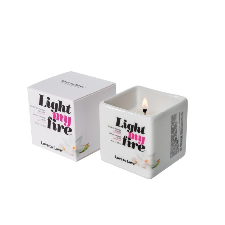 Light My Fire Musc Blanc 80ML  - Love to Love - Bougie