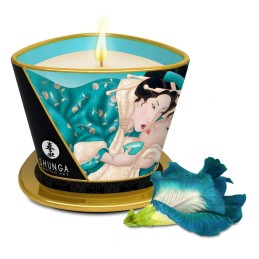 Bougie de massage lueur et caresses - Sensual Fleurs des éles  - Shunga - Bougie