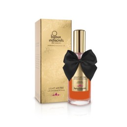 Huile de massage embrassable chauffante - Fraise sauvage  - Bijoux Indiscrets - Pour les massages