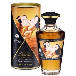 Huile chauffante aphrodisiaque - Baisers caramel Taille unique - Shunga - Pour les massages