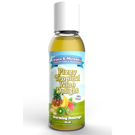 Huile chauffante V et M Vin pétillant aux Fruits exotiques - 50 ml  - Swede - Pour les massages