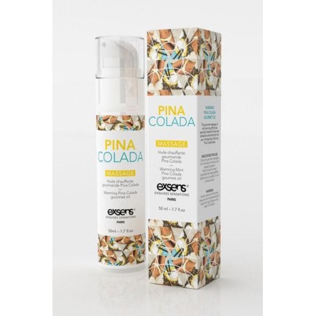 Huile chauffante Gourmande Pina Colada - 50 ml Taille unique - Exsens - Pour les massages