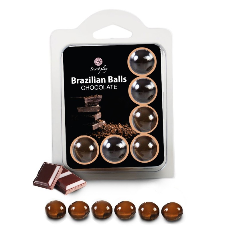 6 Brazilian Balls "Chocolat" 3386-1  - Brazilian Balls - Pour les massages