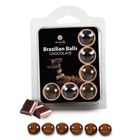 6 Brazilian Balls "Chocolat" 3386-1  - Brazilian Balls - Pour les massages