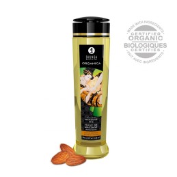 Huile de massage organique - Douceur d'amande - 240 ml  - Shunga - Pour les massages