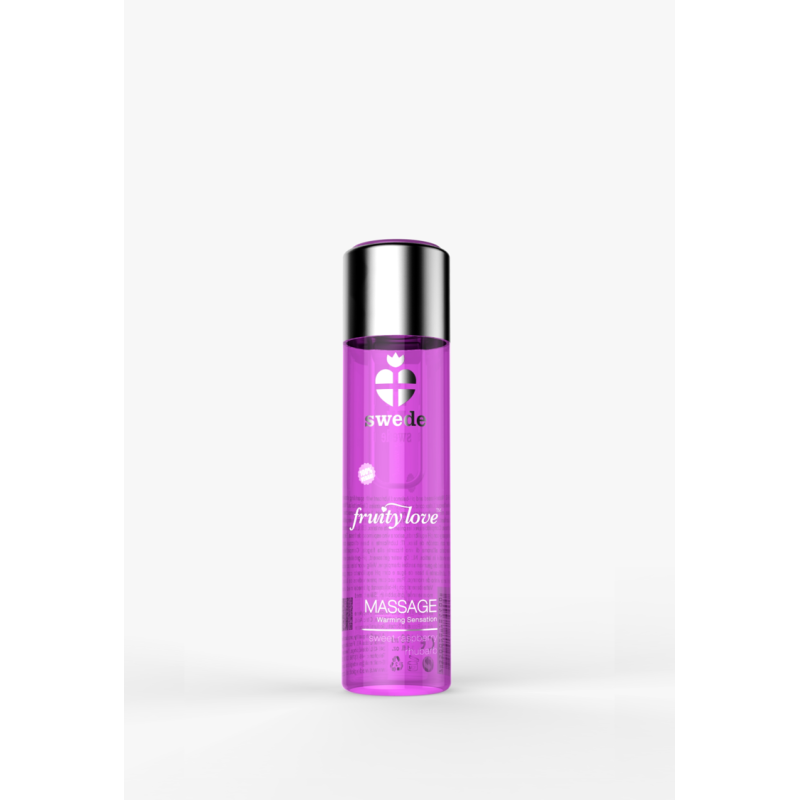 Huile de massage - Framboise Rhubarbe - 60 ml  - Swede - Pour les massages