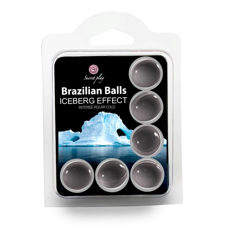6 Brazilian Balls Iceberg effect 3700-1 Taille unique - Brazilian Balls - Pour les massages