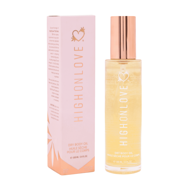 Huile corporelle séche en spray - 100 ml Taille unique - High On Love - Pour les massages