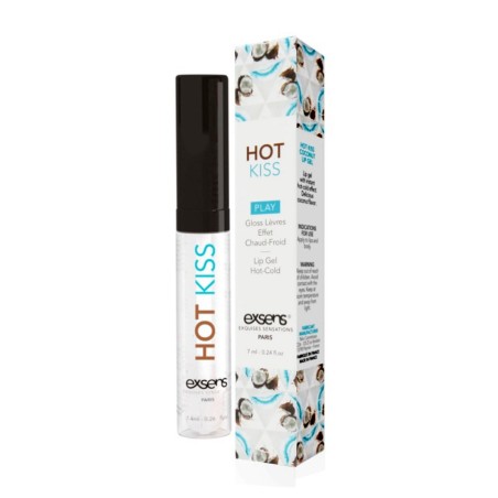 Gloss é lévres effet Chaud-Froid - Noix de Coco - 7.4 ml Taille unique - Exsens - Lubrifiants