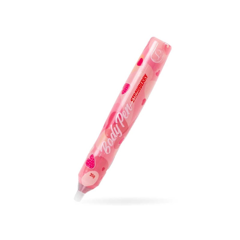 Stylo comestible Fraise Taille unique - Secret Play - PeinTaille uniquere corporelle comestible