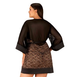 Allunes Peignoir - Noir S/M