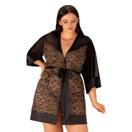 Allunes Peignoir - Noir S/M