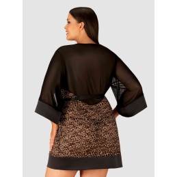 Allunes Peignoir - Noir S/M