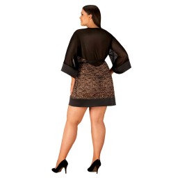 Allunes Peignoir - Noir S/M