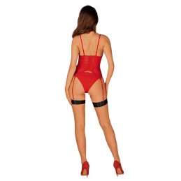 Diyosa Corset et culotte - Rouge M/L
