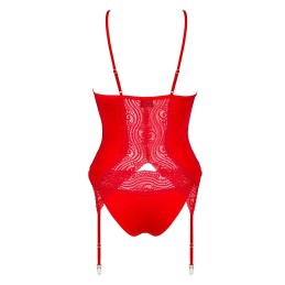 Diyosa Corset et culotte - Rouge M/L