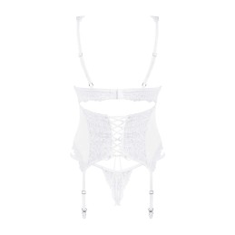 Corset et string blanc Amor Blanco L/XL