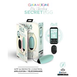 My vibrating secret egg - Bleu Taille unique - Clara Morgane - Vibrateurs