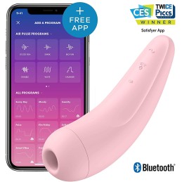 Stimulateur connecté Satisfyer Curvy 2+ - Rose Taille unique - Satisfyer - Vibrateurs