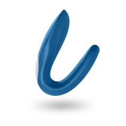 Stimulateur pour couple Satisfyer Double Whale - Bleu