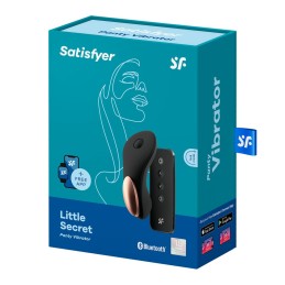 Stimulateur connecté Satisfyer Little Secret - Noir Taille unique