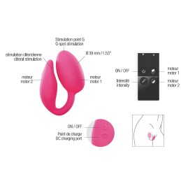 Wonderlove - Jouet pour couple télécommandé Taille unique