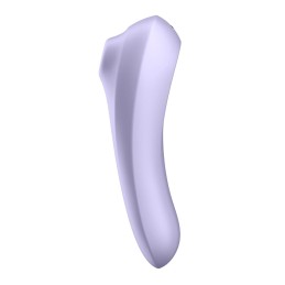 Stimulateur vibromasseur connecté Satisfyer Dual Pleasure - Mauve